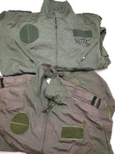 Folded Original Dutch army aramid carbon fiber flight suit coveralls for pilots and fighter crew protection