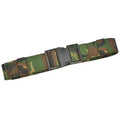 Original holländska arméfält trupper Taktiskt bälte militär webbing skogsny