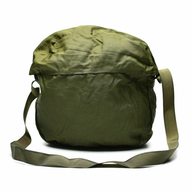 Original Dutch army olive green waterproof medic pouch with adjustable strap for secure medical supply storage