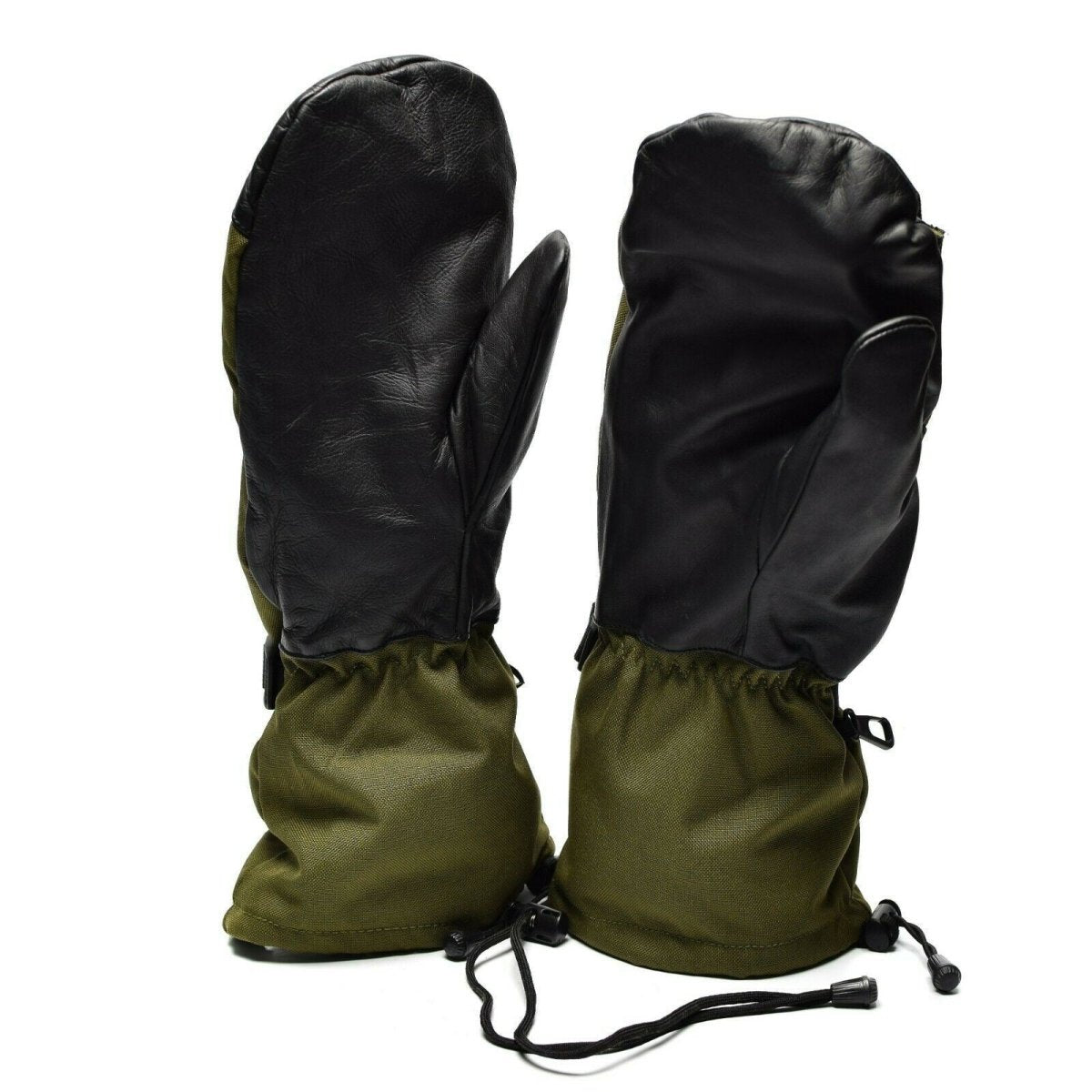 Original Dutch Army Olive Mittens Trigger Finger Military Issue Gore-Tex Gloves