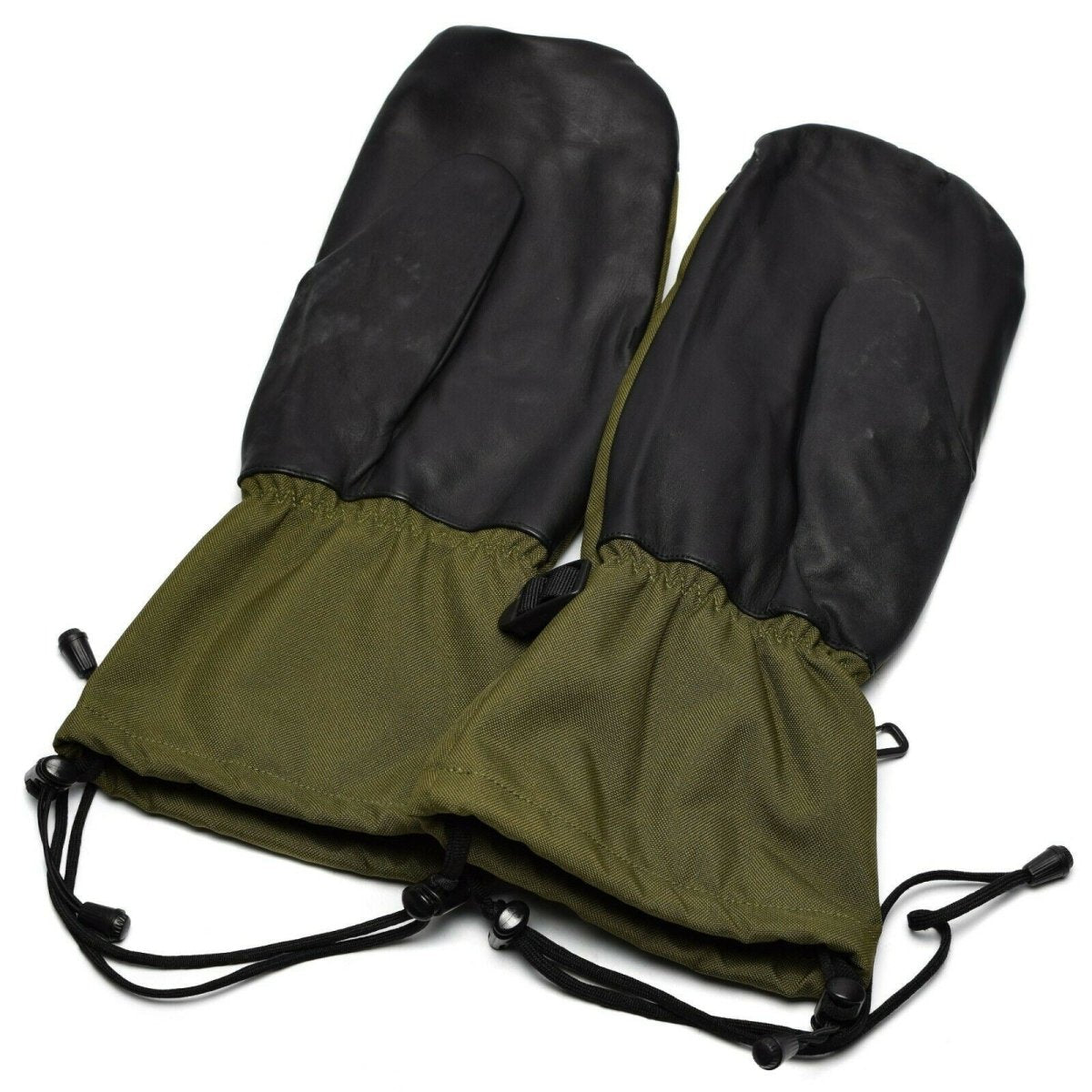Original Dutch Army Olive Mittens Trigger Finger Military Issue Gore-Tex Gloves