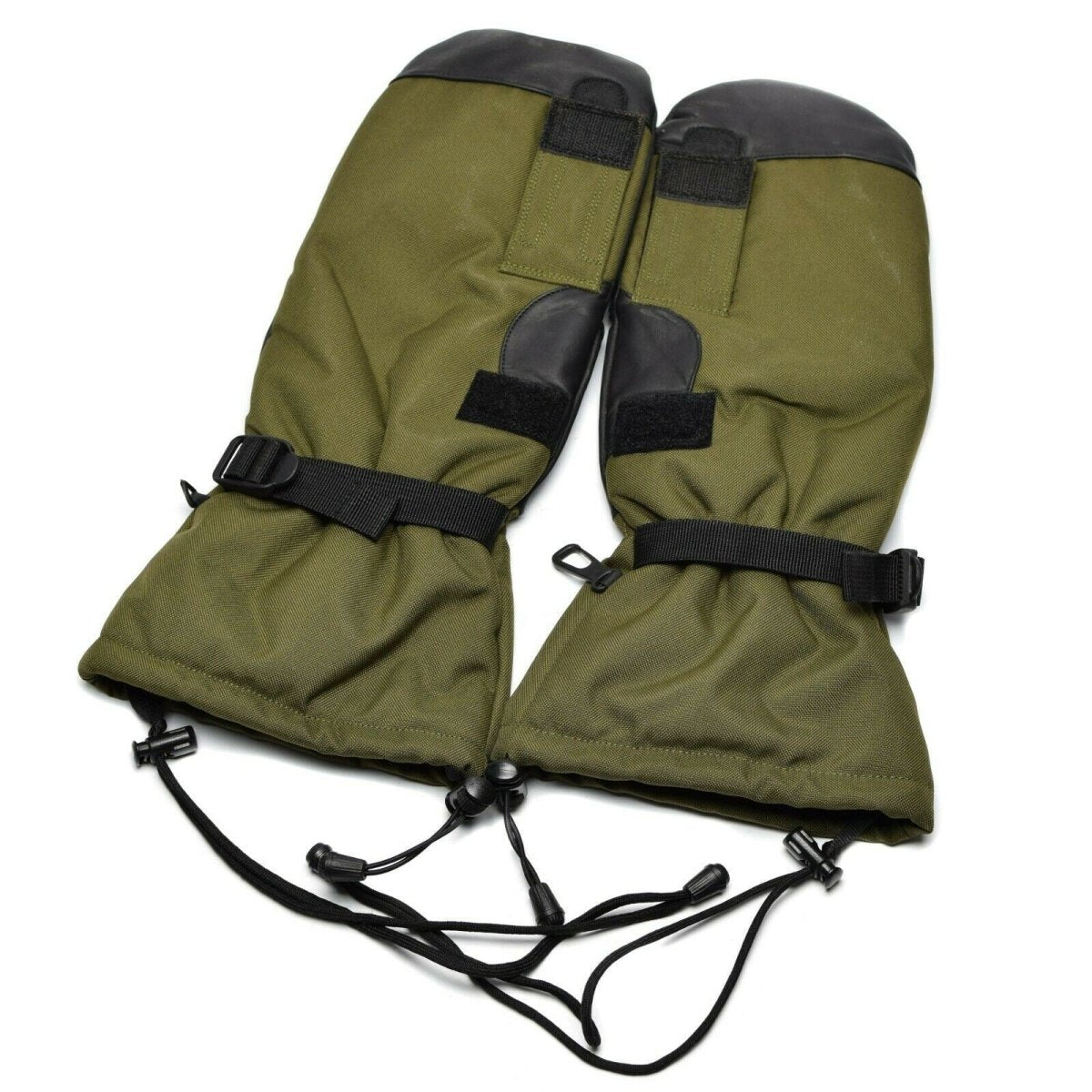 Original Dutch Army Olive Mittens Trigger Finger Military Issue Gore-Tex Gloves