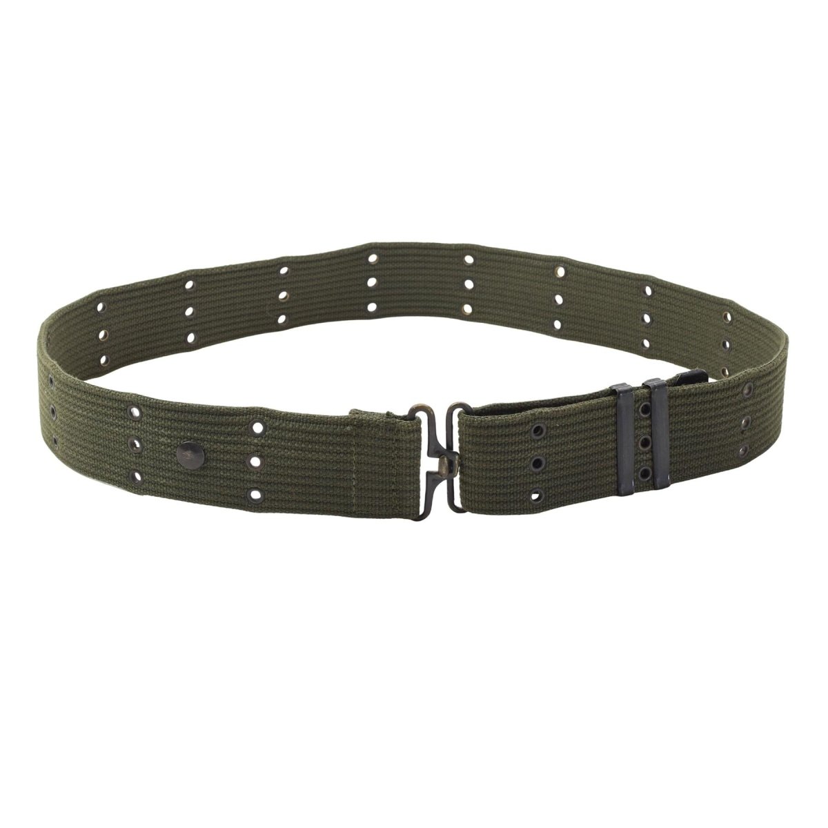 Original holländsk armé taktiskt bälte Nylon hålkoppling Militärt överskott oliv