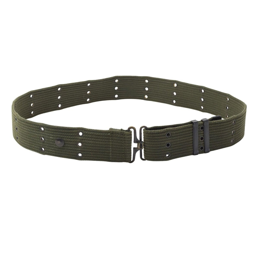 Original holländsk armé taktiskt bälte Nylon hålkoppling Militärt överskott oliv