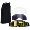 Original Dutch Army Tactical Goggles 3-lins Justerbar Strap Pouch Olive