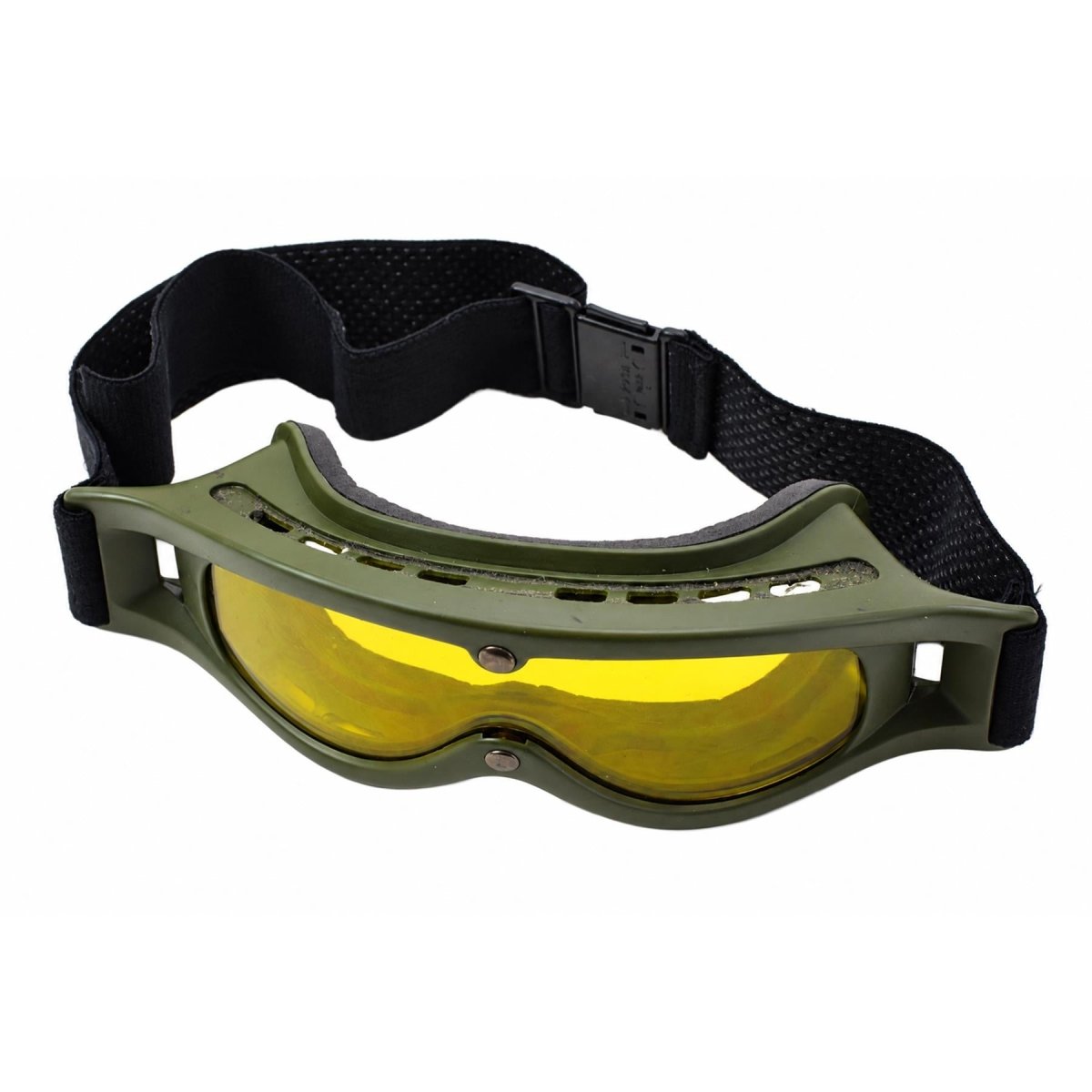 Original Dutch Army Tactical Goggles 3-lins Justerbar Strap Pouch Olive