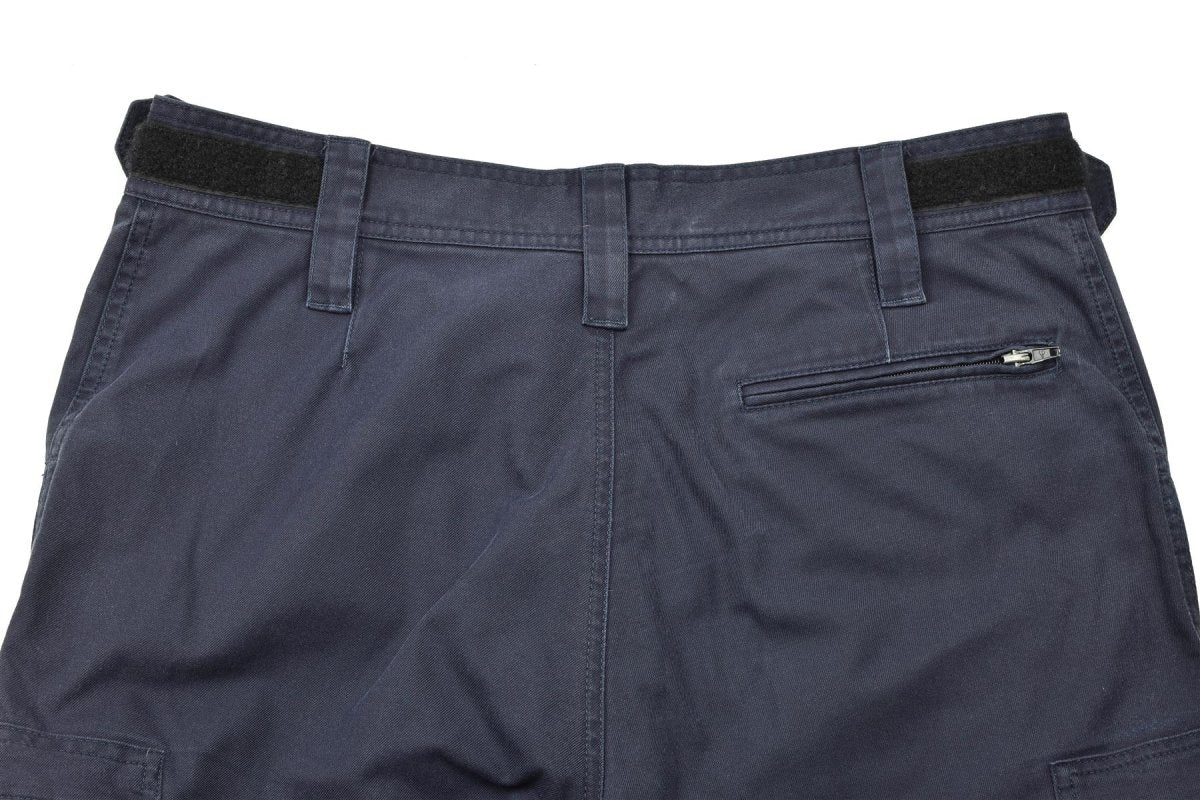 Original Dutch Army Work Pants Uniform Workwear Justerbara byxor Zip Fly Blue