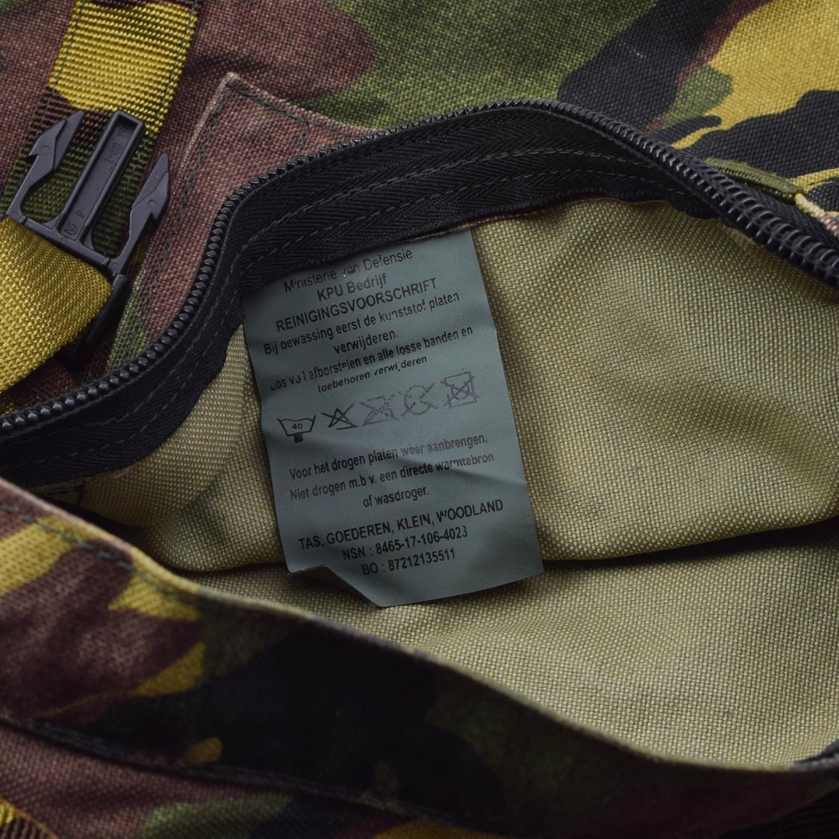 Original Dutch Military 20L ryggsäck Kompakt Field Outdoor Gear Woodland Camo