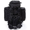 Original Dutch Military 40+20L Stor ryggsäck Vandringscampingryggsäck Svart