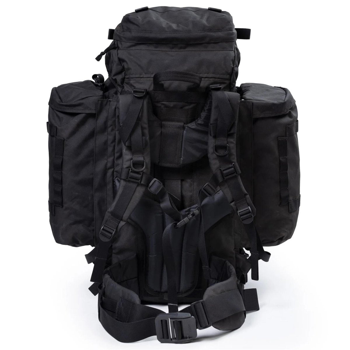 Original Dutch Military 40+20L Stor ryggsäck Vandringscampingryggsäck Svart