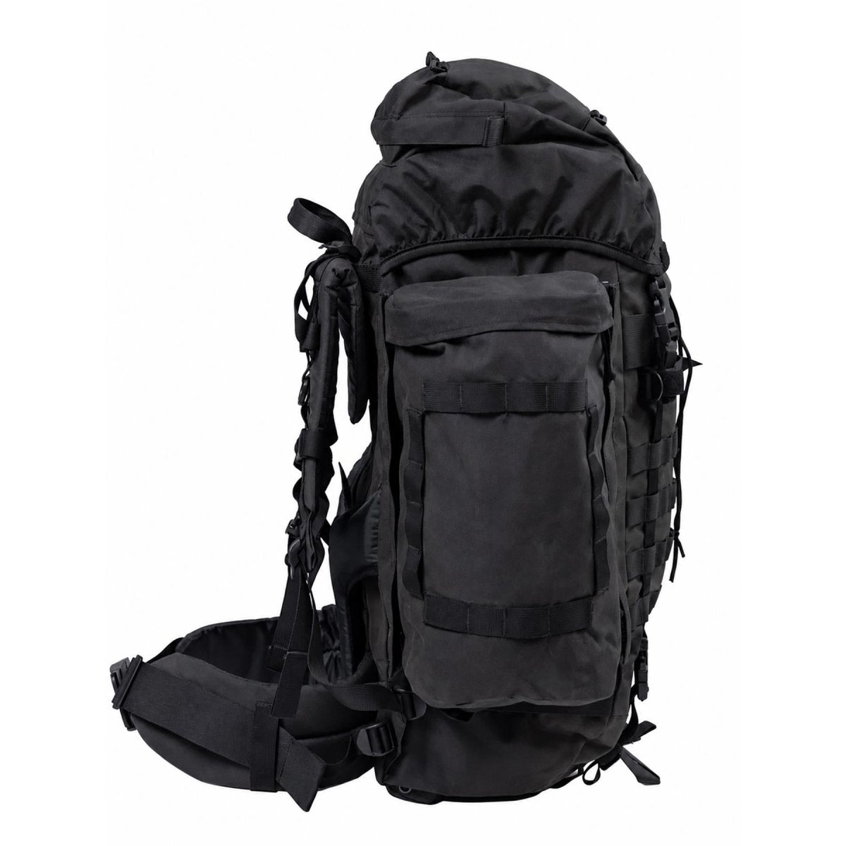 Original Dutch Military 40+20L Stor ryggsäck Vandringscampingryggsäck Svart