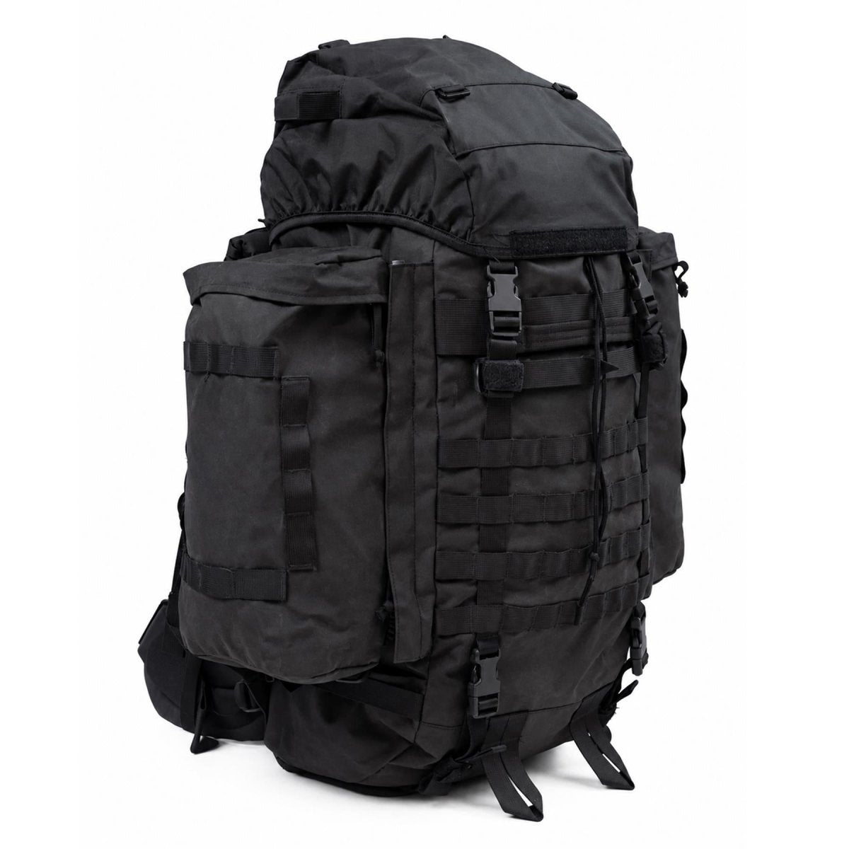 Original Dutch Military 40+20L Stor ryggsäck Vandringscampingryggsäck Svart