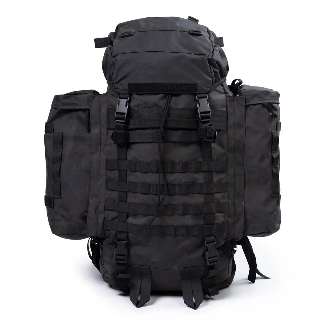 Original Dutch Military 40+20L Stor ryggsäck Vandringscampingryggsäck Svart