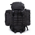 Original Dutch Military 40+20L Stor ryggsäck Vandringscampingryggsäck Svart