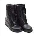 Original holländska Military Air Force Pilot Boots Äkta Läder Tactical Black