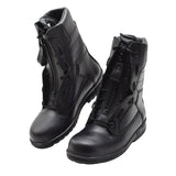 Original holländska Military Air Force Pilot Boots Äkta Läder Tactical Black