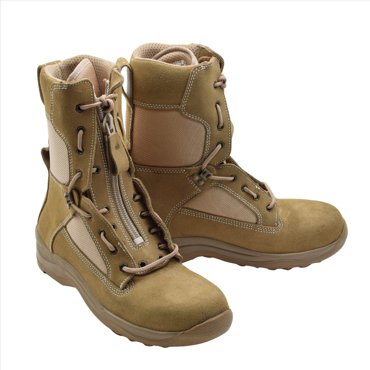 Original holländska militära flygvapnets pilotstövlar i äkta läder Tactical Desert