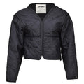 Original Dutch Military Black Liner Winter Warm Thermal Lightweight Quilt Jacket