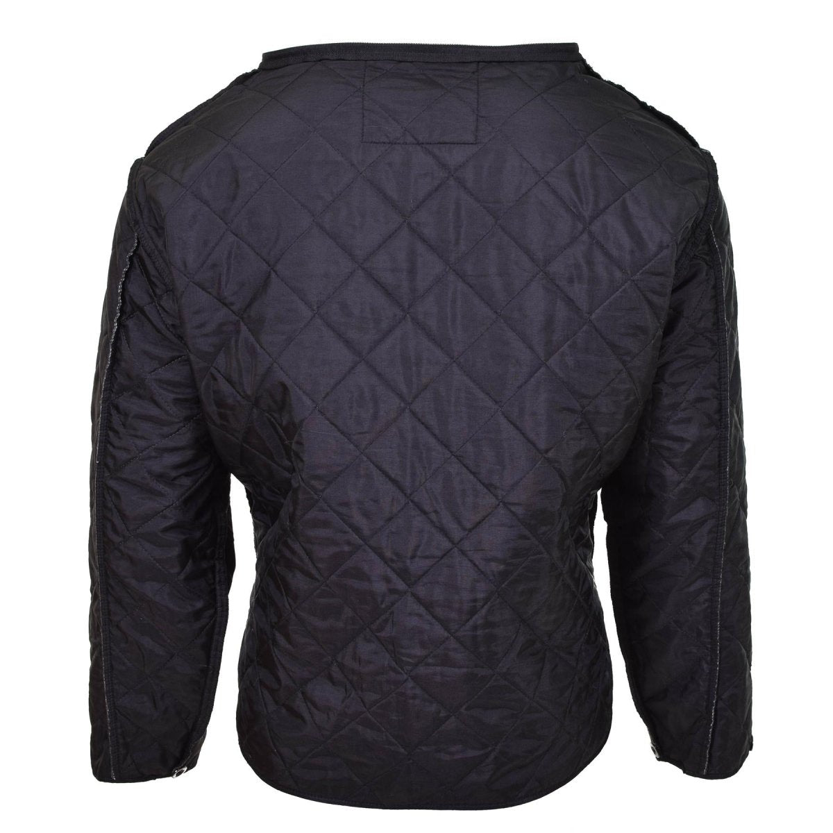 Original Dutch Military Black Liner Winter Warm Thermal Lightweight Quilt Jacket