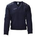 Original Dutch Military Blue Sweater Pullover Wool Bodywarmer Long Sleeve New