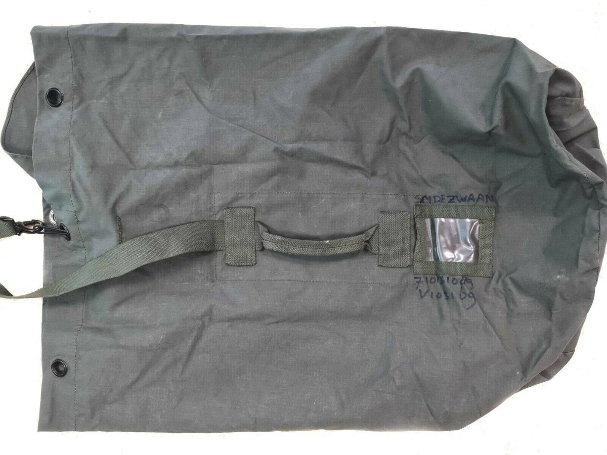 Original Dutch Military Duffel Bag 100 Liters Ripstop Sack Canvas Kit Olive