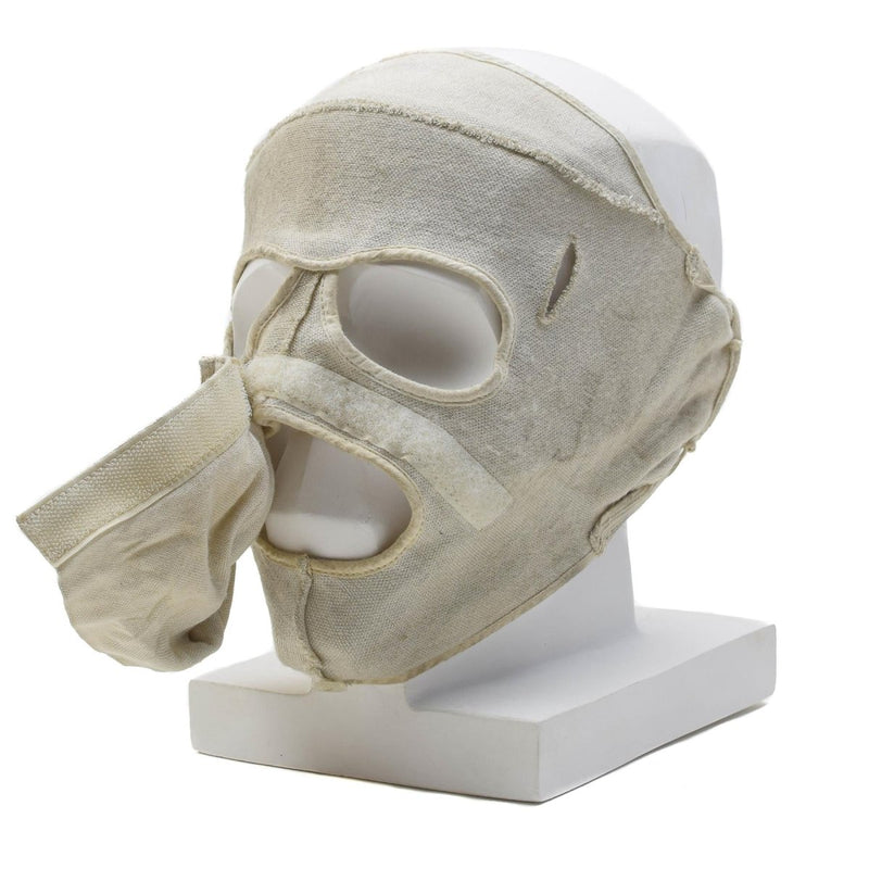 Original Dutch Military Face Mask Flame Resistance Aramid Cold Weather White - GoMilitar