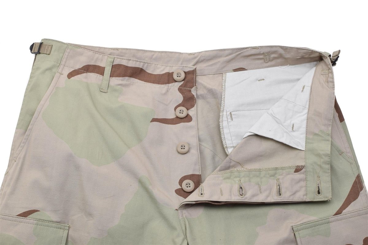 Original holländska Military Field Pants Cargo Pockets 3-Color Desert Camo