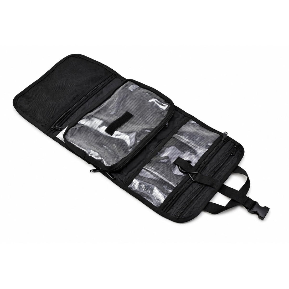 Original holländsk militär hopfällbar toalettväska Travel Wash Organizer Black