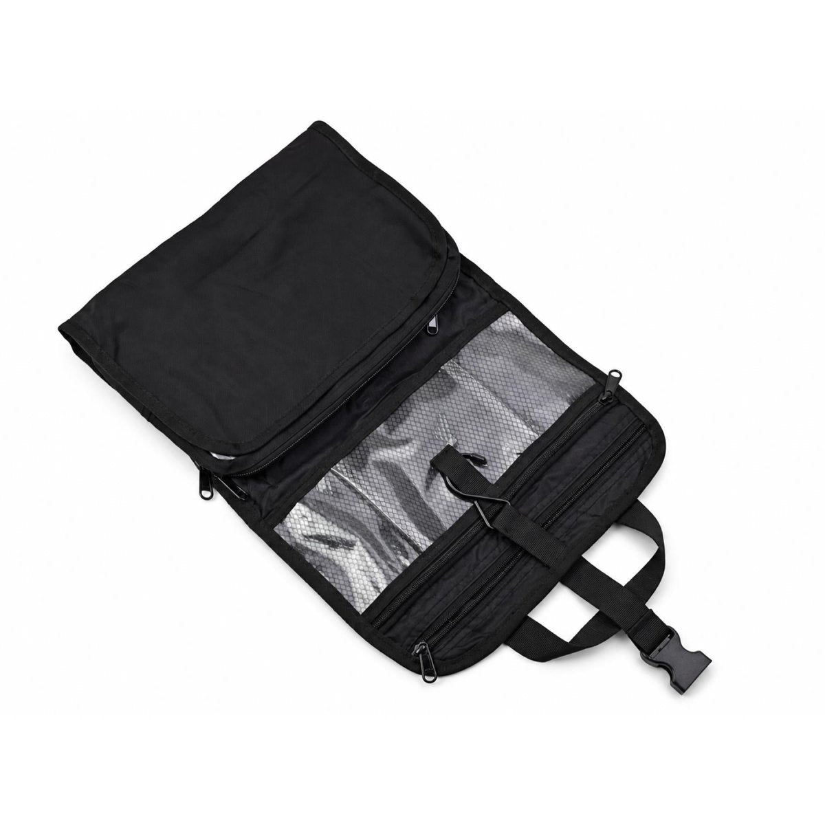 Original holländsk militär hopfällbar toalettväska Travel Wash Organizer Black