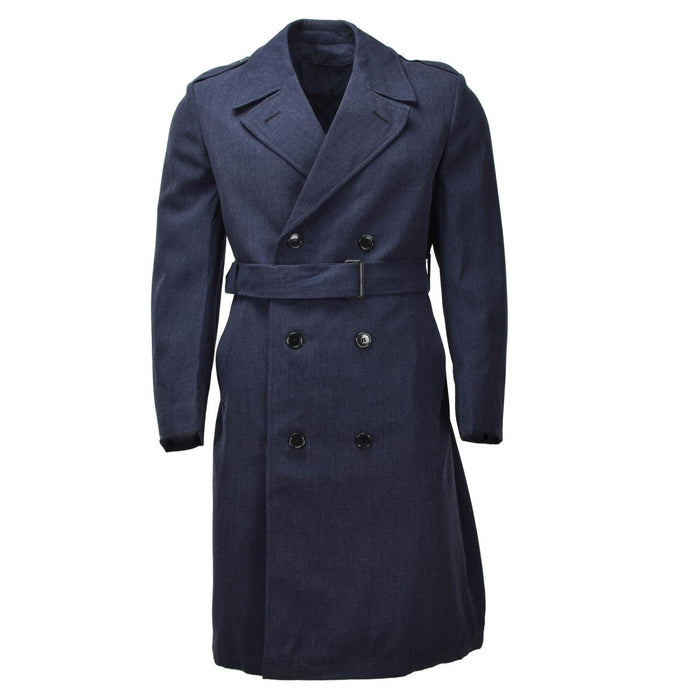 Original holländsk militär formell klänning Coat Double Breasted Belted Blue - GoMilitar