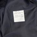 Original Dutch Military Issue Men's Raincoat quiltad foder Trenchcoat Solid Blue