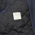 Original Dutch Military Issue Men's Raincoat quiltad foder Trenchcoat Solid Blue