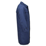 Original Dutch Military Issue Men's Raincoat quiltad foder Trenchcoat Solid Blue