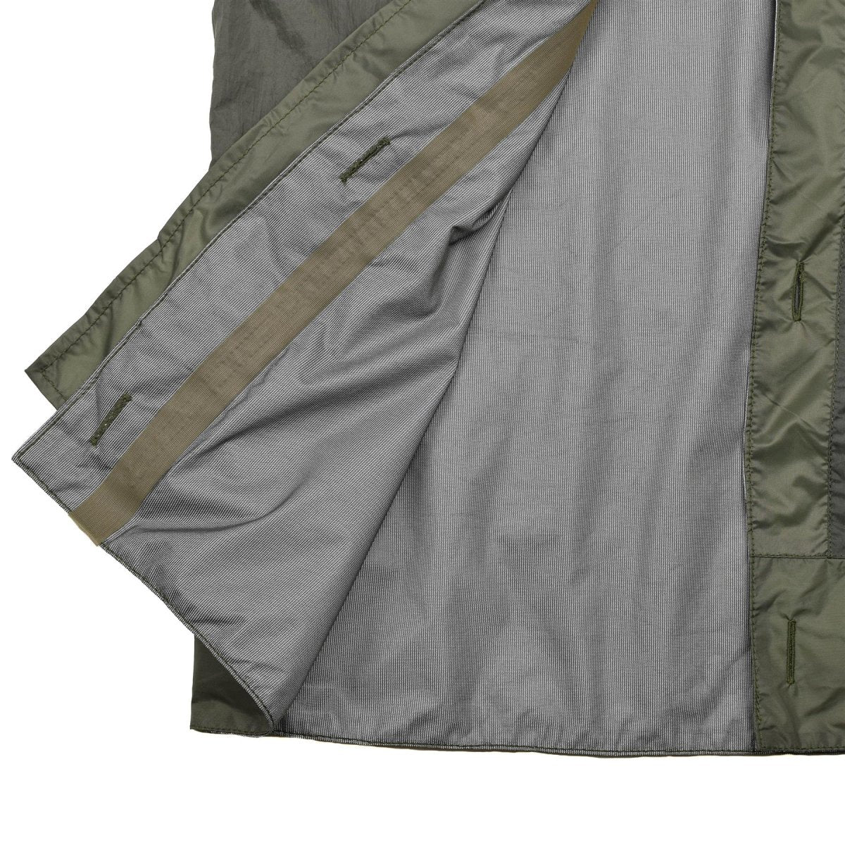 Original Dutch Military Liner Rain Jacket Waterproof Taped Seams Combat Olive