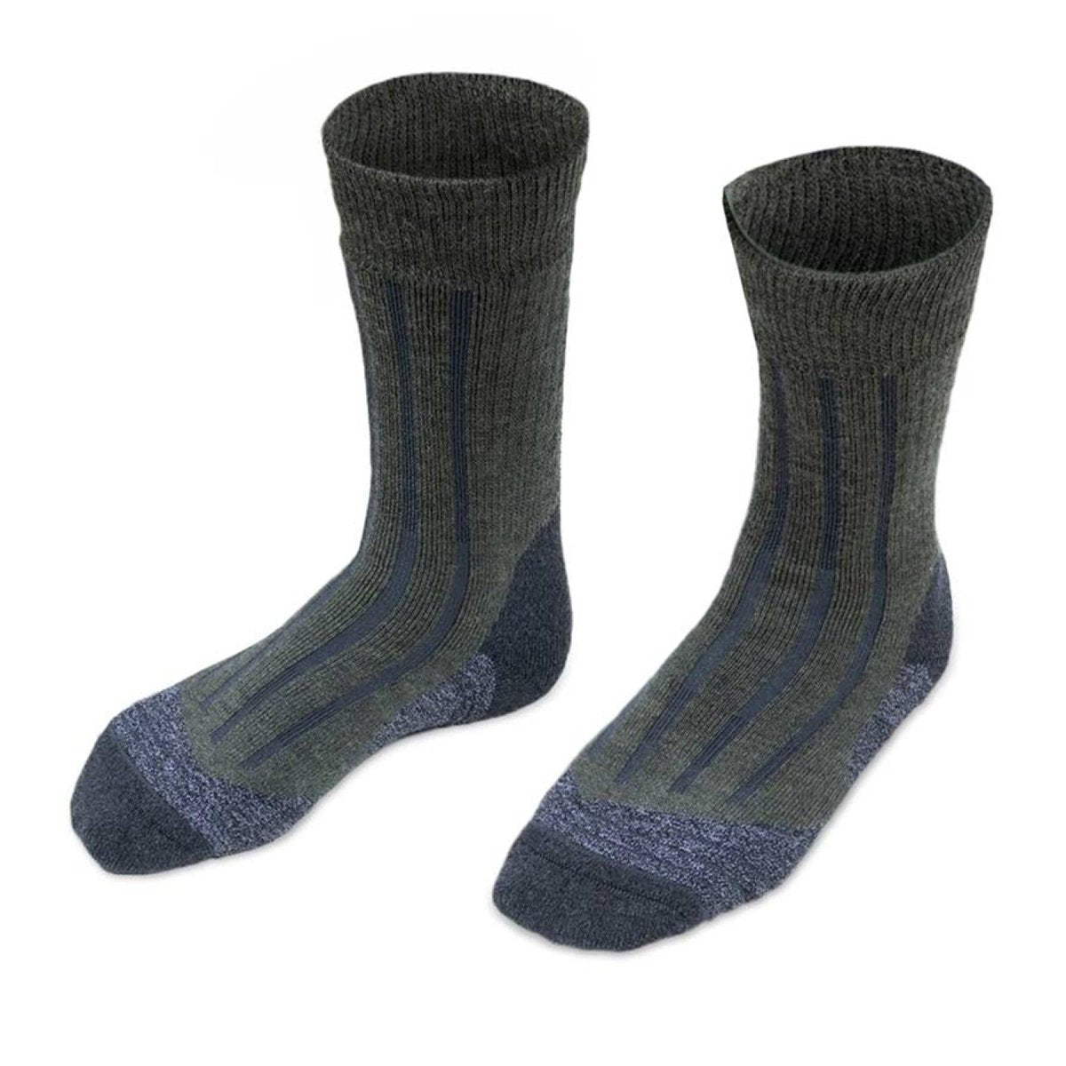 Original holländska Military Meindl MT3 Plus Långa strumpor Merinoull Oliv Använd
