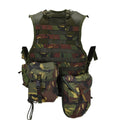 Original Dutch Military Ops Vest Utility Pouches Justerbar DPM Woodland Camo