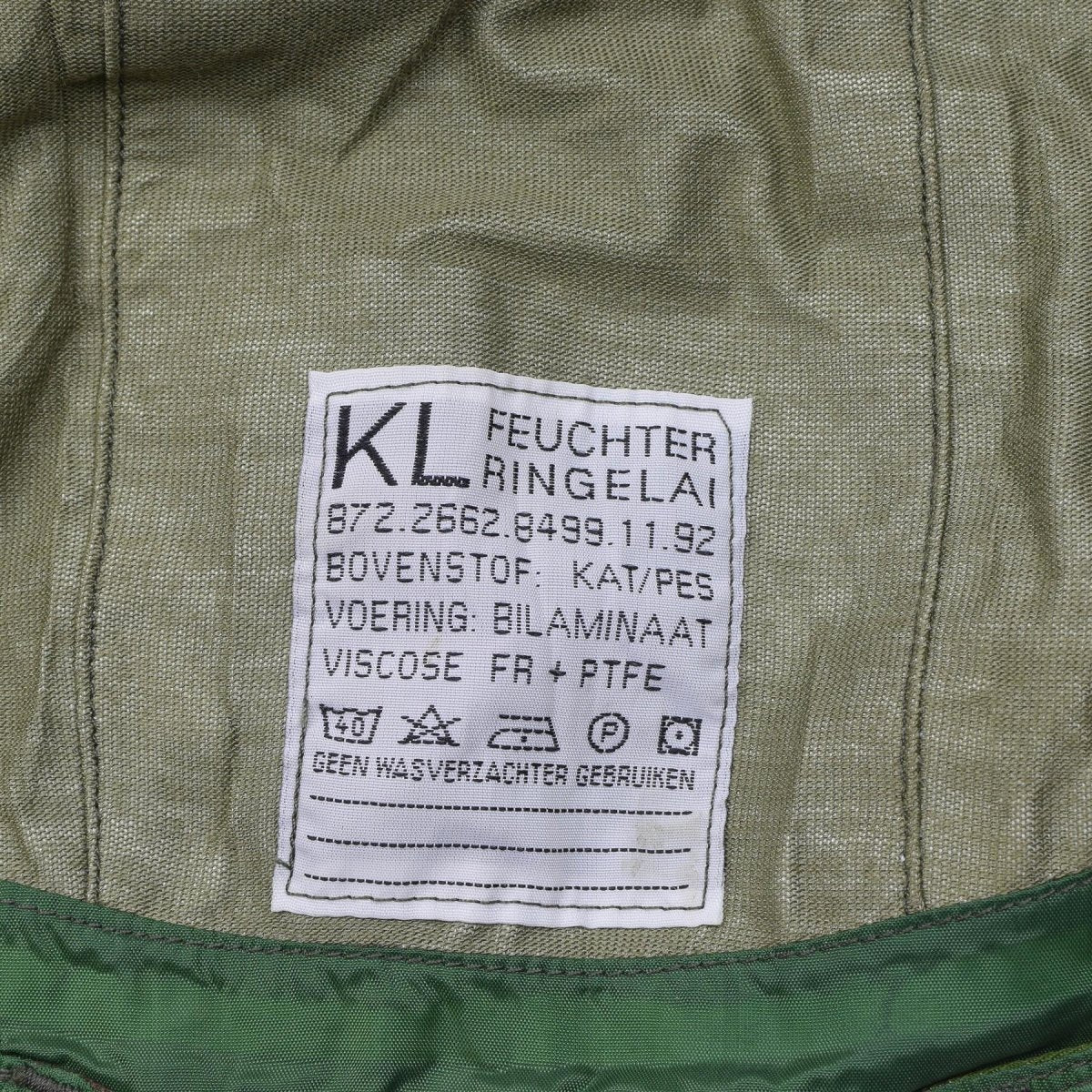 Original Dutch Military Parka Hood Tactical Winter Camouflage DPM Lättvikt