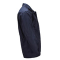 Original holländsk Military Parka Flera fickor High Neck Fisherman Logo Blå
