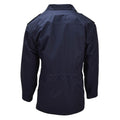 Original holländsk Military Parka Flera fickor High Neck Fisherman Logo Blå