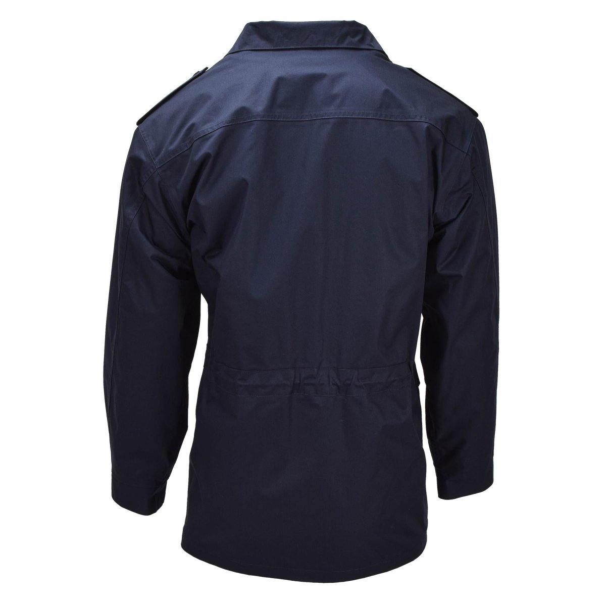Original holländsk Military Parka Flera fickor High Neck Fisherman Logo Blå