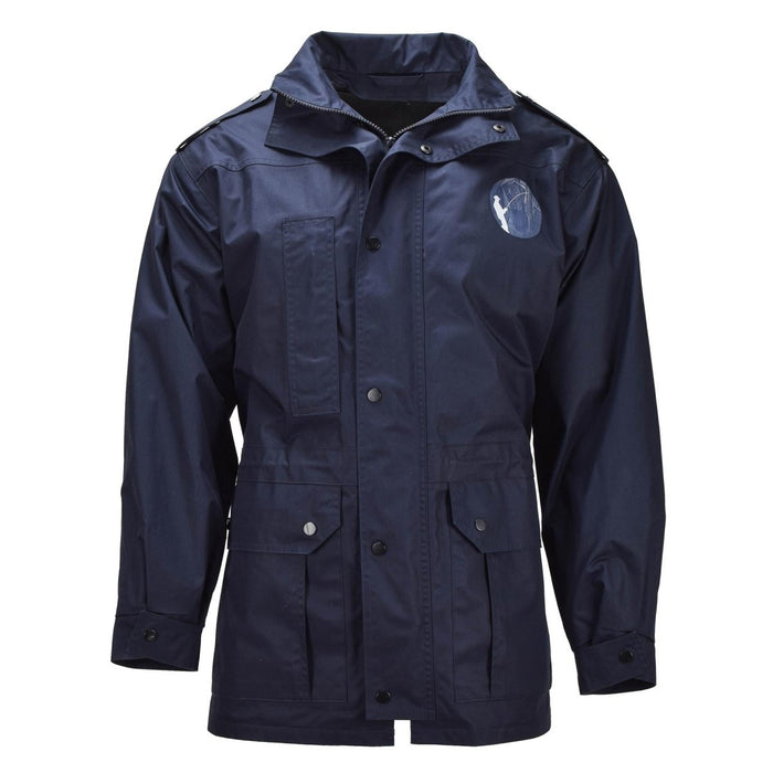 Original holländsk Military Parka Flera fickor High Neck Fisherman Logo Blue - GoMilitar