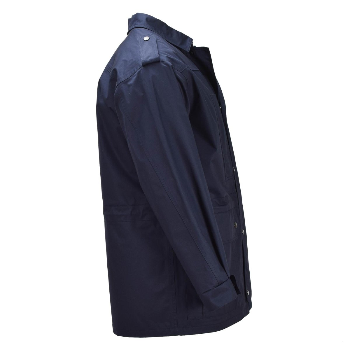 Original holländsk militär parka turn Down krage Fisherman Logo Army Jacka Blå