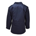 Original holländsk militär parka turn Down krage Fisherman Logo Army Jacka Blå