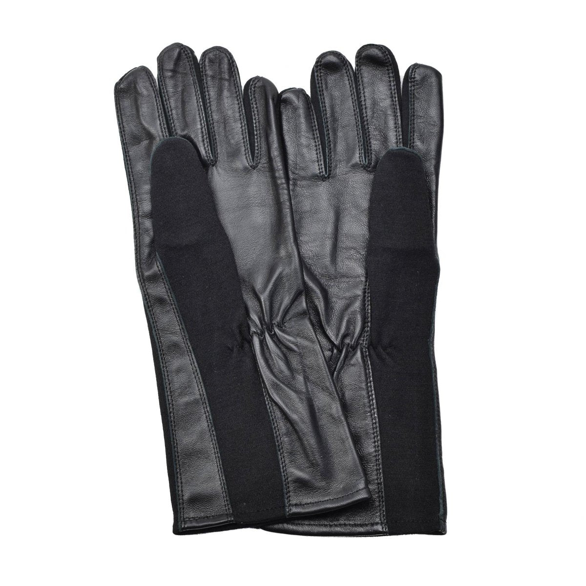 Original Dutch Military Pilot Läderhandskar varmare värmebeständig aramid ny