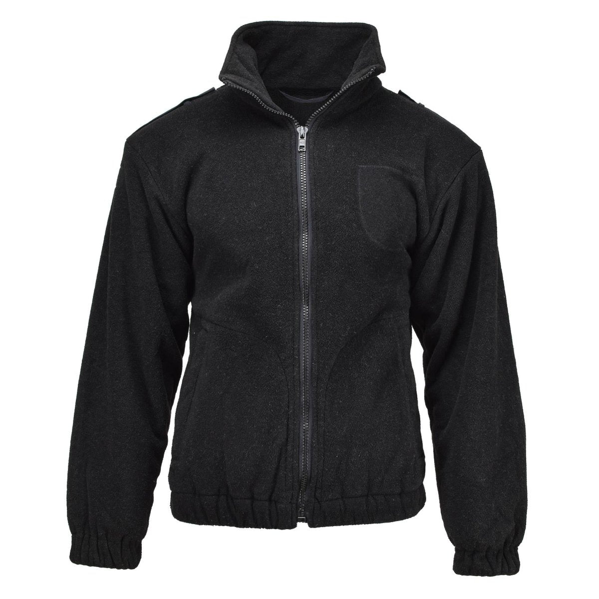 Original Dutch Military Police Fleece Jacket Warm Sweater Winter Jumper Black