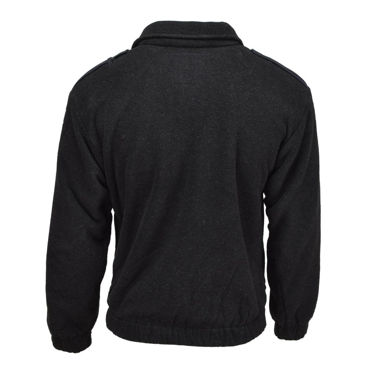 Original Dutch Military Police Fleece Jacket Warm Sweater Winter Jumper Black