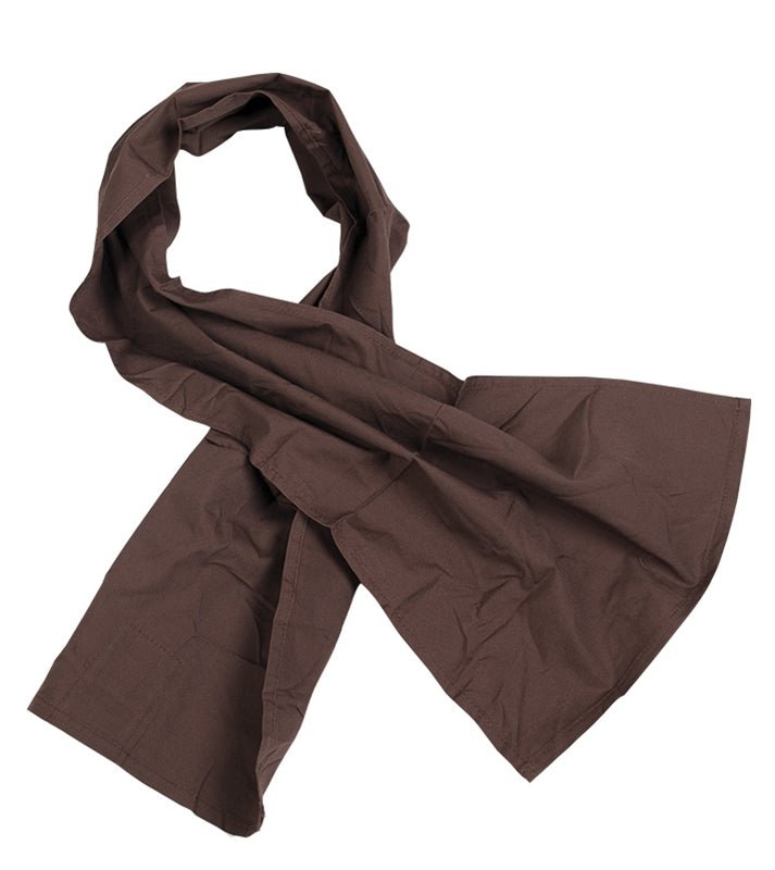 Original Dutch Military Scarf Cotton Bandana 100x25cm Brown Army Scarves Ny