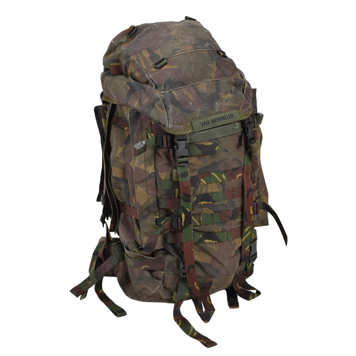 Original holländsk militär taktisk ryggsäck 60L MOLLE loopar DPM Woodland Camo - GoMilitar
