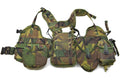 Original Dutch Military Tactical Vest Set Woodland Old Model Alice Clip Pouches