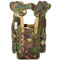 Original Dutch Military Tactical Vest Set Woodland Old Model Alice Clip Pouches